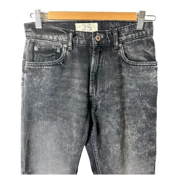 NWOT Free People We the Free Vixen Cigarette Jeans in Rock & Roll Black - Picture 5 of 9